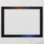 Glühende Nachtschmetterlinge Menükarte (Rückseite)