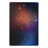 Glühende Nachtschmetterlinge Mini Klemmbrett (Rückseite)