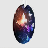 Glühende Nachtschmetterlinge Ornament (Vorderseite)