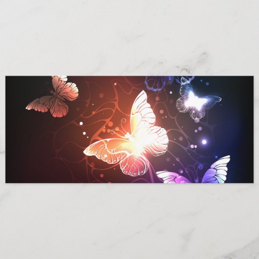 Glühende Nachtschmetterlinge Programm (Vorderseite)