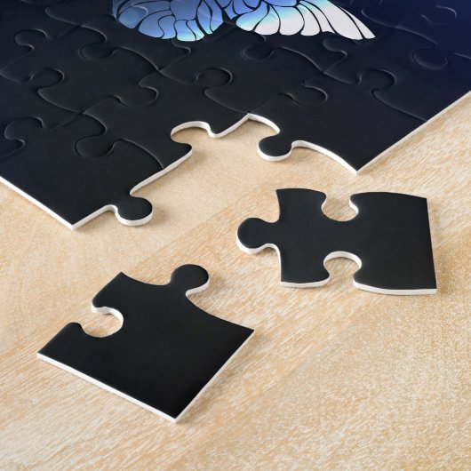Glühende Nachtschmetterlinge Puzzle (Seite)