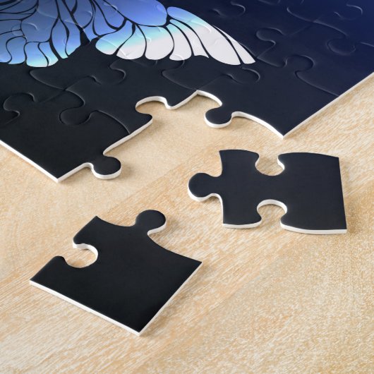 Glühende Nachtschmetterlinge Puzzle (Seite)