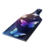 Glühende Nachtschmetterlinge Schneidebrett (Ecke)