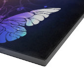 Glühende Nachtschmetterlinge Schneidebrett (Ecke)