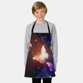 Glühende Nachtschmetterlinge Schürze (Getragen)