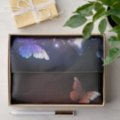Glühende Nachtschmetterlinge Seidenpapier (Geschenk)