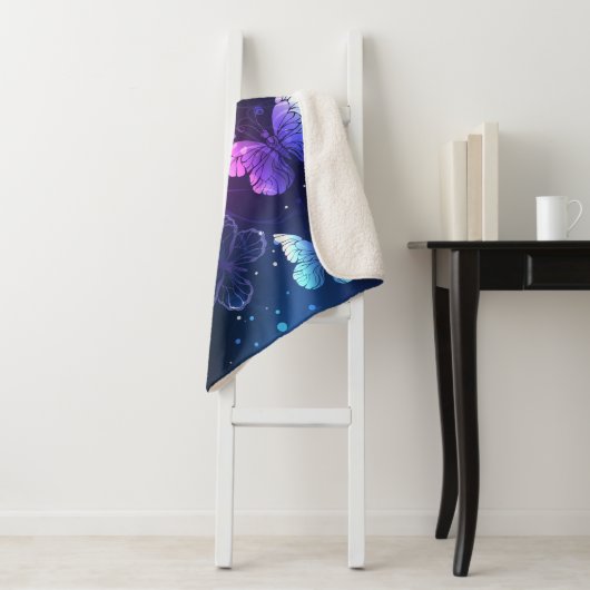 Glühende Nachtschmetterlinge Sherpadecke (Beispiel)