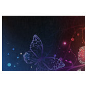 Glühende Nachtschmetterlinge Stoff (Fat Quarter (45,7 x 55,9 cm))