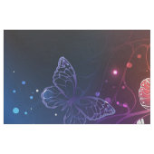 Glühende Nachtschmetterlinge Stoff (Fat Quarter (45,7 x 55,9 cm))