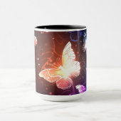 Glühende Nachtschmetterlinge Tasse (Zentrum)