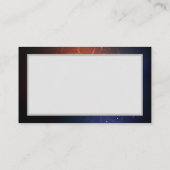 Glühende Nachtschmetterlinge Telefonnummerkarte (Rückseite)