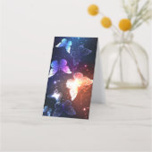 Glühende Nachtschmetterlinge Treuekarte (Vorderseite)