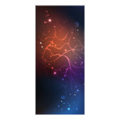 Glühende Nachtschmetterlinge Werbekarte (Hinten)