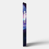 "Glühende Neon-Blume - Bezaubernde kosmische Flora Case-Mate iPhone Hülle (Rückseite / Links)
