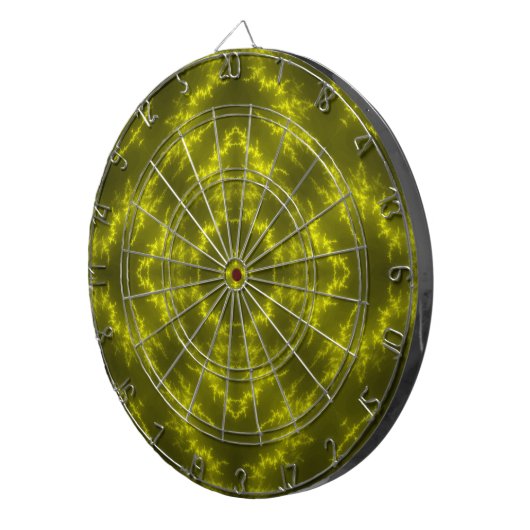 Glühende Neon Electric Thunder Bolzen Dartscheibe (Vorderseite rechts)