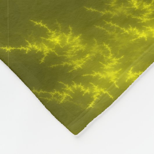 Glühende Neon Electric Thunder Bolzen Fleecedecke (Ecke)