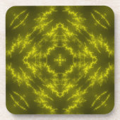 Glühende Neon Electric Thunder Bolzen Getränkeuntersetzer (Vorderseite)