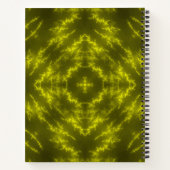 Glühende Neon Electric Thunder Bolzen Notizblock (Rückseite)