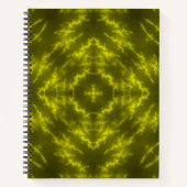 Glühende Neon Electric Thunder Bolzen Notizblock (Vorderseite)