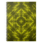 Glühende Neon Electric Thunder Bolzen Notizblock (Vorderseite)