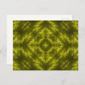 Glühende Neon Electric Thunder Bolzen Postkarte (Vorne/Hinten)