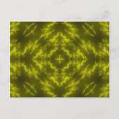 Glühende Neon Electric Thunder Bolzen Postkarte (Vorderseite)