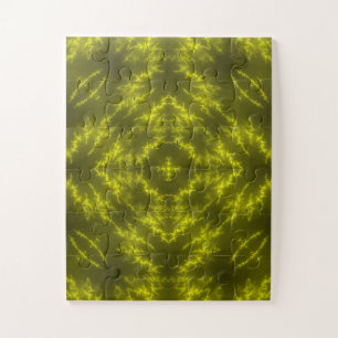 Glühende Neon Electric Thunder Bolzen Puzzle