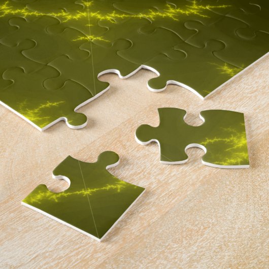 Glühende Neon Electric Thunder Bolzen Puzzle (Seite)