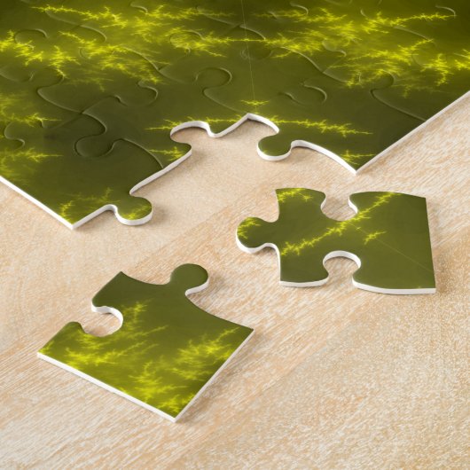 Glühende Neon Electric Thunder Bolzen Puzzle (Seite)