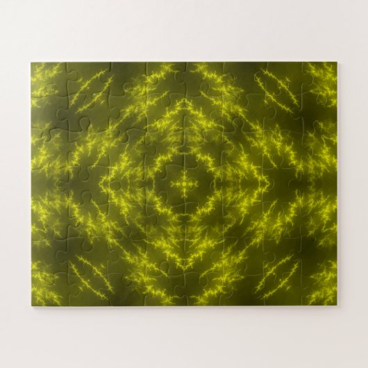 Glühende Neon Electric Thunder Bolzen Puzzle (Horizontal)