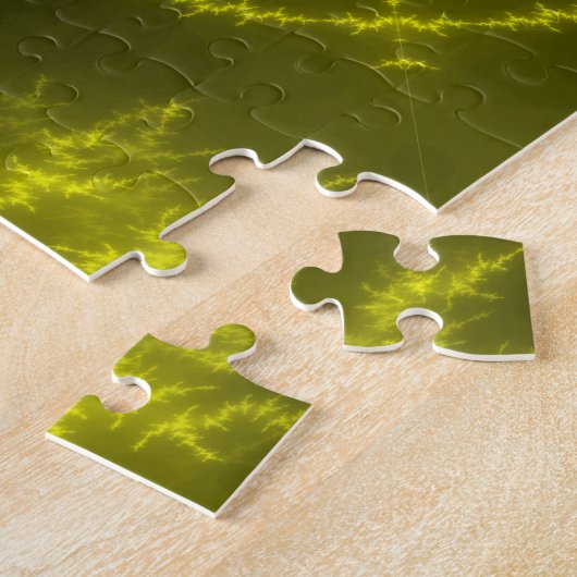 Glühende Neon Electric Thunder Bolzen Puzzle (Seite)