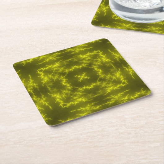 Glühende Neon Electric Thunder Bolzen Untersetzer (angewinkelt)