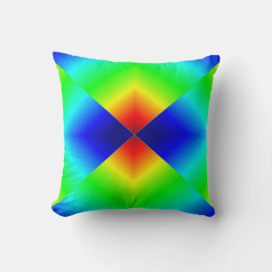 Glühende Neon ShapesThrow-Pillow Kissen