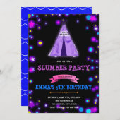 Glühende Niedliche Glühzange-Party Einladung (Vorne/Hinten)