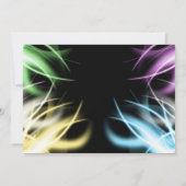 Glühende Party Einladungen (Rückseite)