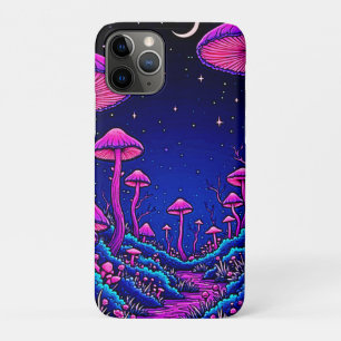 Glühende Psychedelic Mushroom Forest Night Case-Mate iPhone Hülle