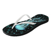 Glühende Qualle Badesandalen (Schrägansicht)