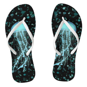 Glühende Qualle Badesandalen