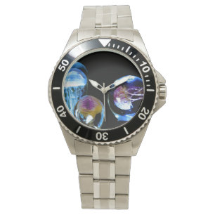 Glühende Quallen Armbanduhr
