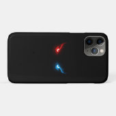 Glühende rote und blaue böse Augen  Case-Mate iPhone Hülle (Rückseite (Horizontal))