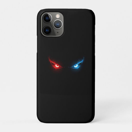 Glühende rote und blaue böse Augen  Case-Mate iPhone Hülle (Rückseite)