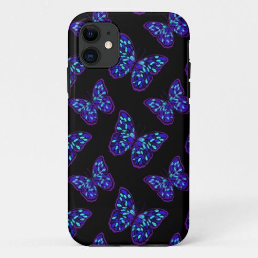 Glühende Schmetterlinge Case-Mate iPhone Hülle (Rückseite)