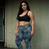 Glühende Spinnen Regenbogen farbenfrohe Arachnid-A Leggings