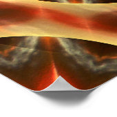 Glühende Sterne...... Poster (Ecke)