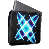 Glühende Sternmuster. Jetzt kaufen Laptopschutzhülle (Vorne Rechts)