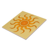 Glühende Sun Wüste Gold Tile - Große Fliese (Seite)