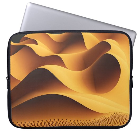 Glühende Täler Laptopschutzhülle (Vorderseite)
