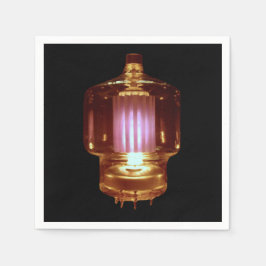 Glühende Transmitter Vakuum Tube Serviette