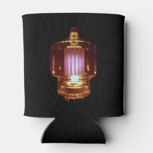 Glühende Transmitter Vakuumröhre Dosenkühler (Rückseite)