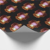 Glühende Transmitter Vakuumröhre Geschenkpapier (Ecke)